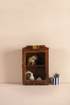 Wooden Vintage Wall Showcase <p>W:27cm D:9.5cm H:41cm </p>