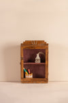 Vintage Wooden Wall Showcase <p>W:29cm D:9.5cm H:45cm </p>