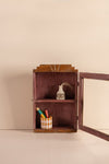 Vintage Wooden Wall Showcase <p>W:29cm D:9.5cm H:45cm </p>
