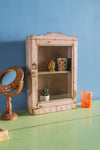 Cream Vintage Wall Showcase <p>W:30cm D:11cm H:48cm </p>