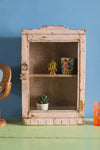 Cream Vintage Wall Showcase <p>W:30cm D:11cm H:48cm </p>