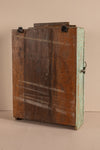 Pale Blue Vintage Wall Showcase <p>W:27cm D:10cm H:40cm </p>