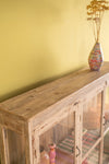 Cream Vintage Wall Showcase <p>W:157cm D:29cm H:129cm </p>