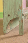 Light Green Vintage Showcase <p>W:156cm D:26cm H:120cm </p>