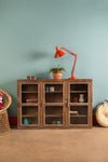 Vintage Wooden Wall Showcase <p>W:138cm D:21cm H:92cm </p>
