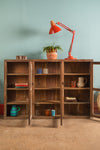 Vintage Wooden Wall Showcase <p>W:138cm D:21cm H:92cm </p>