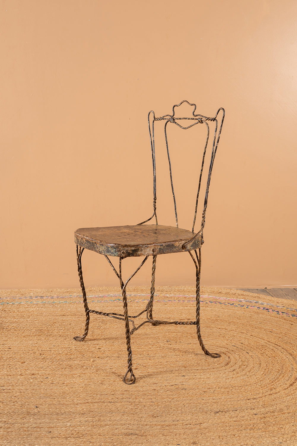 Vintage Metal Wire Chair - 77