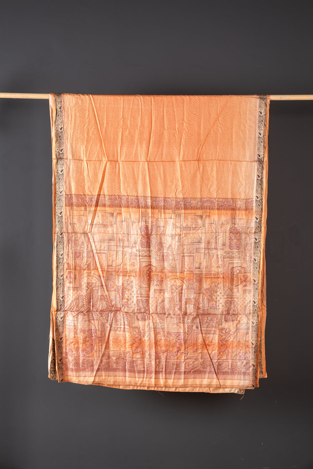 Vintage Silk Sari - 5 Metres Long - 1804