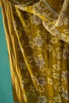 Vintage Rayon Sari - 5 Metres Long - 4322