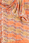 Vintage Rayon Sari - 5 Metres Long - 4444