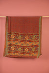 Vintage Rayon Sari - 5 Metres Long - 4528