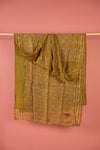 Vintage Rayon Sari - 5 Metres Long - 4538