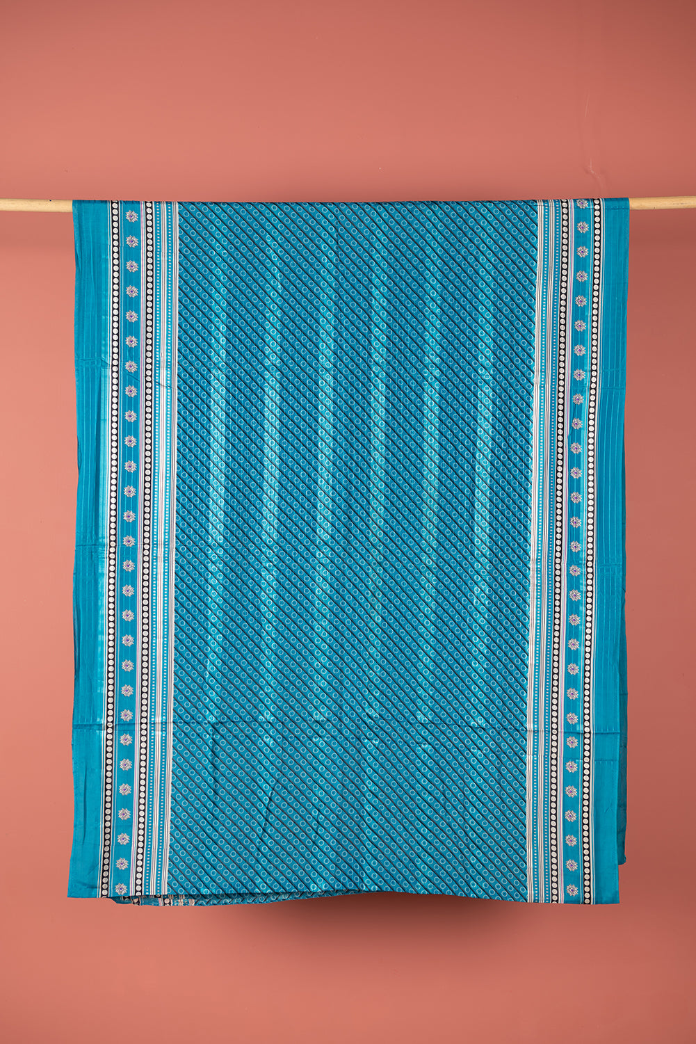 Vintage Rayon Sari - 5 Metres Long - 4655