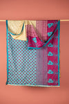 Vintage Rayon Sari - 5 Metres Long - 4682