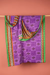 Vintage Rayon Sari - 5 Metres Long - 4683