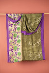 Vintage Rayon Sari - 5 Metres Long - 4709
