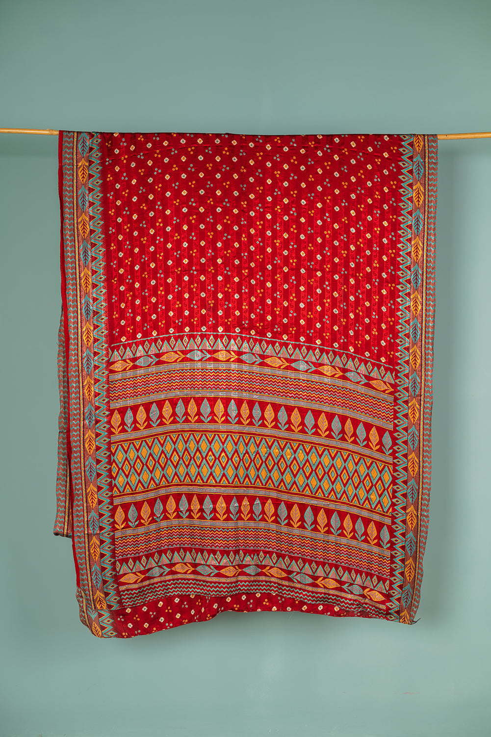 Vintage Silk Sari - 5 Metres Long - 2001