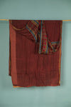 Vintage Silk Sari - 5 Metres Long - 2054