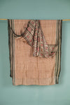 Vintage Silk Sari - 5 Metres Long - 2056