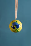 Lime & Blue Orchid Bauble