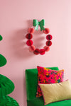 Pink Tones Origami Wreath
