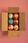 Set of Six Imperfect Baubles