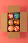 Set of Six Imperfect Baubles