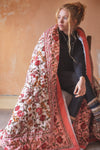 Coral Haze Reversible Floral Quilt (read description)
