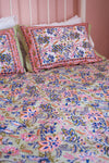 Pistachio Blossom Cotton Duvet Set