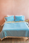 Pink Passion Flower Recycled Cotton Duvet Set