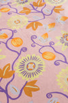 Pink Passion Flower Recycled Cotton Duvet Set