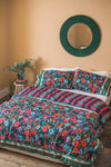 Black Meadows 100% Recycled Duvet Cover Set