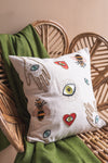 Hands & Eyes Embroidered Cushion Cover
