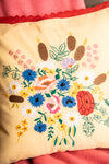 Daisy Bouquet Embroidered Cushion Cover
