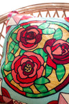 Juliet Roses Stained Glass Cushion Cover