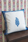 Jaipur Neel Block Print Cushion Cover