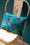 Petrol Velvet Desire Cushion Cover