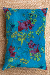 Petrol Velvet Desire Cushion Cover