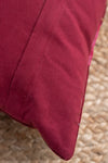 Red Bird Of Paradise Velvet Cushion Cover