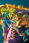 Tropical Leopard Cotton Cushion Cover