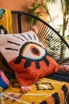 Tufted Eye 100% Recycled Cotton Cushion Cover