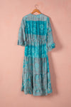Recycled Silk Long Dress with Sleeves - extra large - 103
