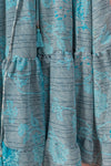 Recycled Silk Long Dress with Sleeves - extra large - 103