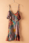 Recycled Silk Short Sleeveless Dress - small - 30