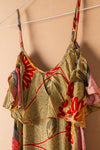 Recycled Silk Short Sleeveless Dress - small - 36