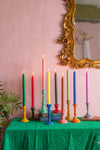 Moulded Metal Ceramic Candle Holders