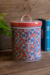 Red Ceramic Storage Jar
