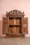 Elaborately Carved Vintage Cabinet with Mirrors