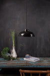 Black Medium Enamel Lampshade