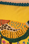 Embroidered Pheasant Cotton Cushion Cover